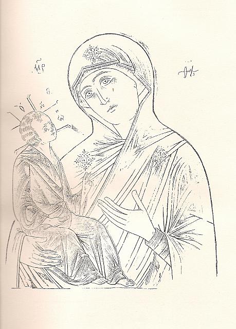 MADRE DE DIOS ODIGITRIA. S. XVII.