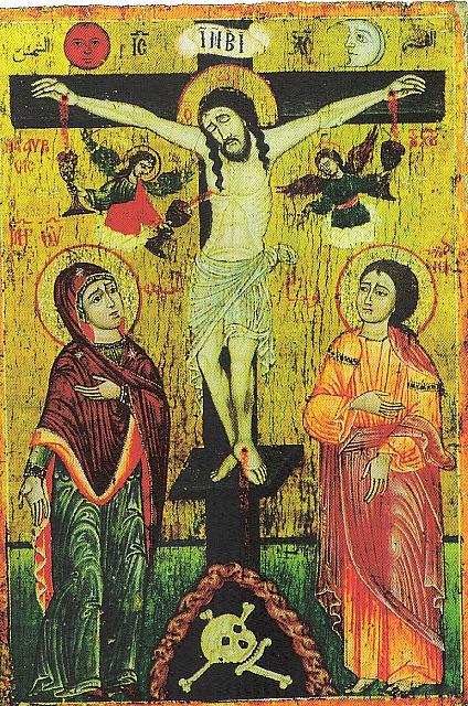 Crucifixión  49,5 x 34 cm. Siglo XVIII